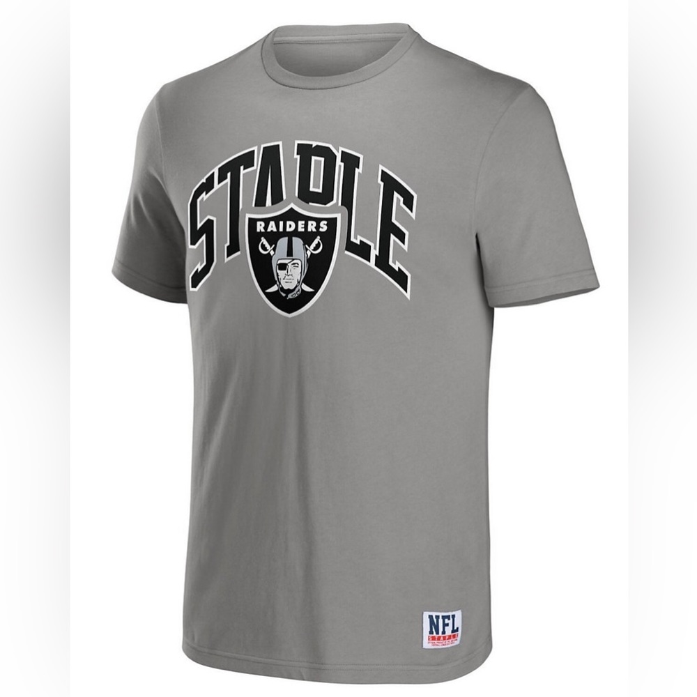 Raiders Las Vegas Raiders NFL × Staple Logo Lockup
T-Shirt - Gray